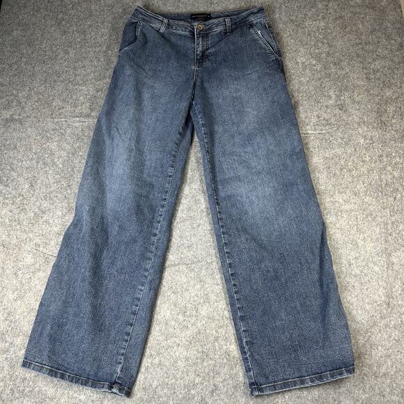 Sanctuary Denim Jeans Womens 26 Wide Leg Medium Wash - Picture 1 of 10